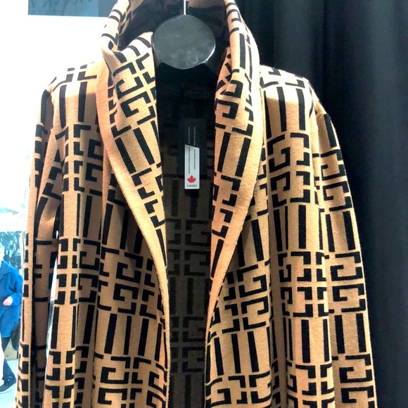 FRANK LYMAN KNIT LONG SWEATER/ JACKET - Picture 3 of 8